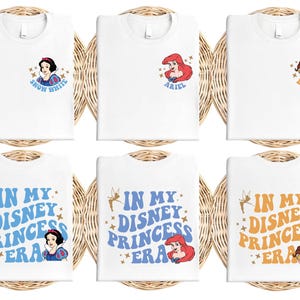 Disney Princess Shirt, In My Disney Princess Era Sweatshirt, Disneyworld Girls Trip Tee, Disneyland Vacation Shirt, Princess Matching Tee