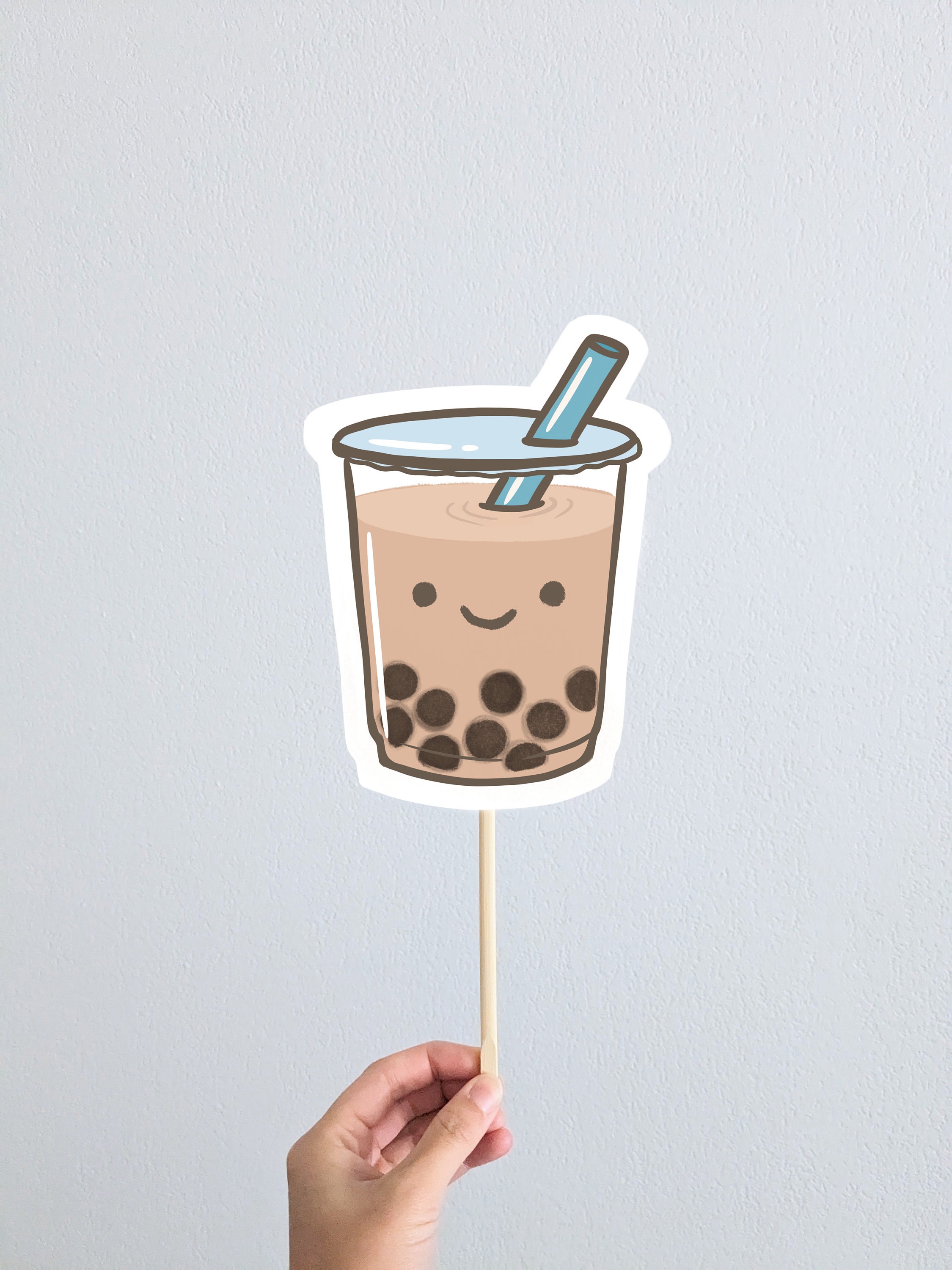 Happy Boba Milk Tea Set Photo Booth Prop - Instant Digital Download PDF ...