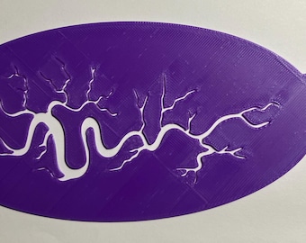 DIGITAL DOWNLOAD ~ 3D Printer Stencil ~ Veins