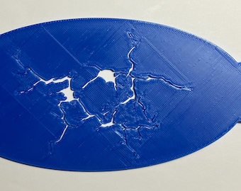 DIGITAL DOWNLOAD ~ 3D Printer Stencil ~ Fracture