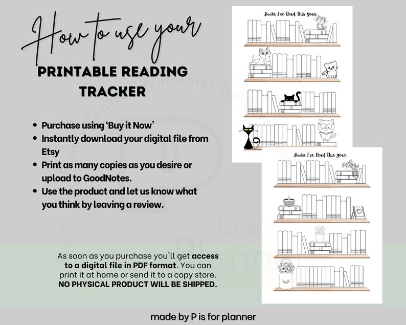 Book Tracker Printable, Books Ive Read This Year, Reading Tracker ...