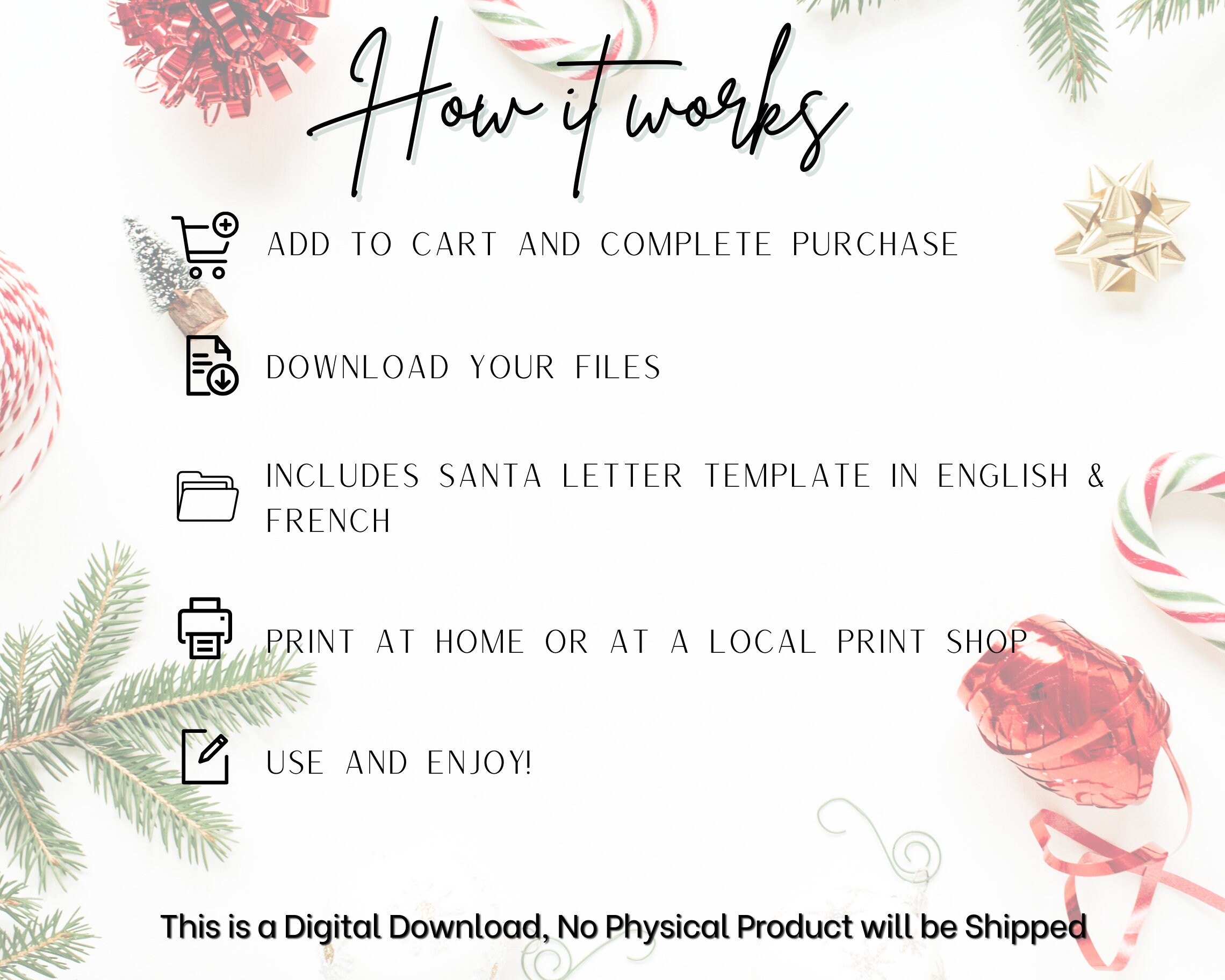 Christmas Countdown Calendar of Fun Family Activities, Printable Family ...