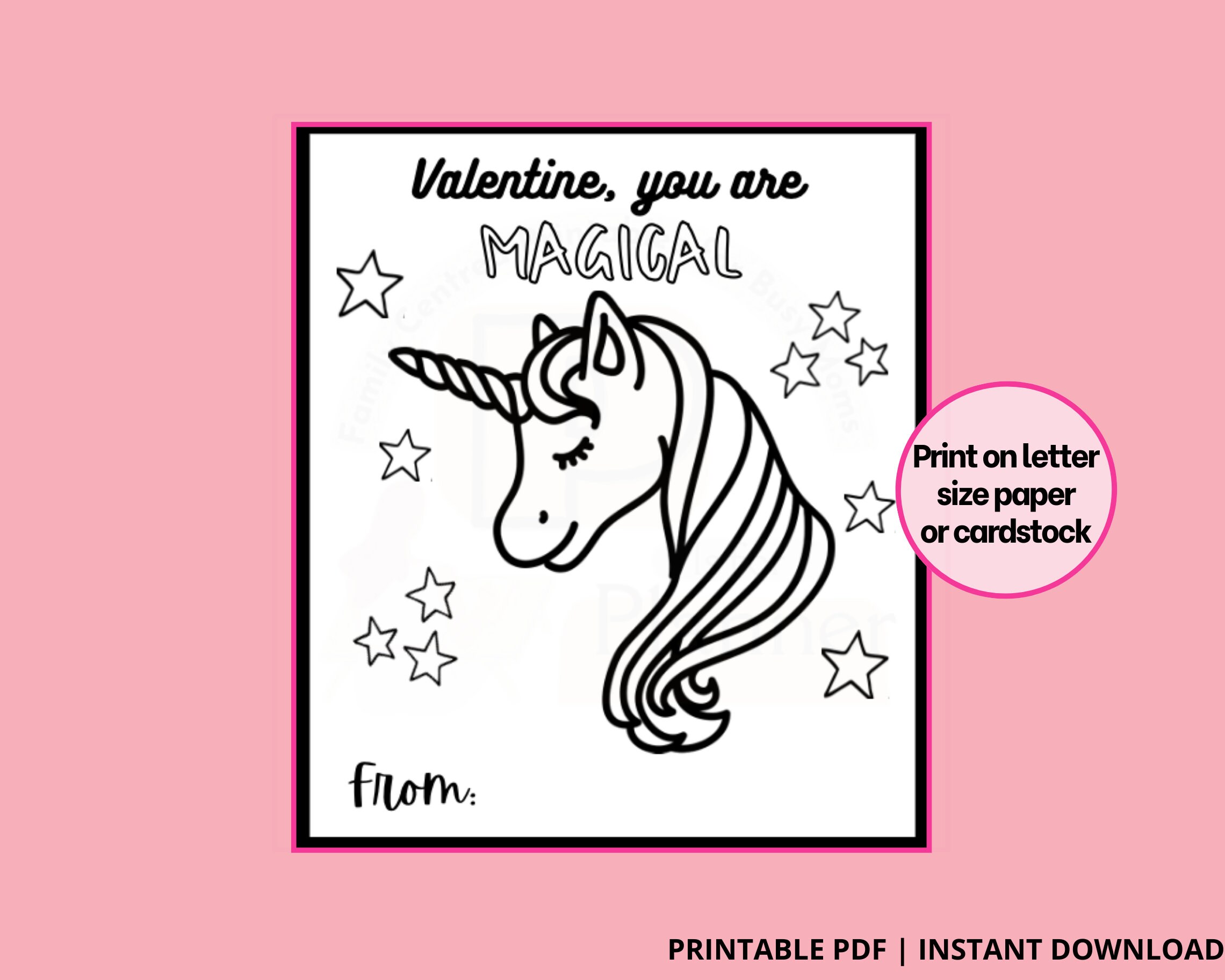 Color Your Own Valentine Cards, Printable Valentines Cards, Classroom ...