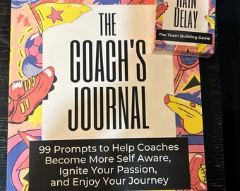 Coach's Journal and Rain Delay Deck-Ultimate Sport Coach's Gift