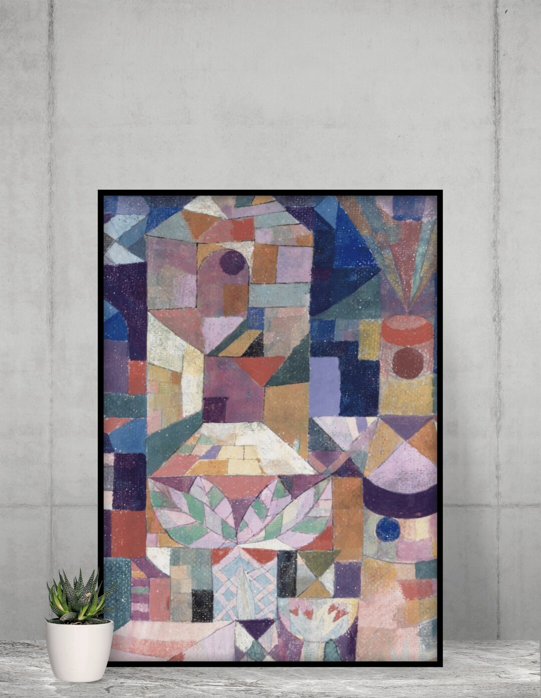 Burggarten, Paul Klee, Abstract Art, Vintage Wall Art, Colorful Art