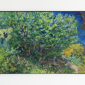 Van Gogh Lilac Bush Print: Vintage Wall Art (Digital Download)