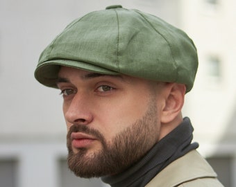 Irland Schiebermütze, Baker Boy Cap, Baker Boy Mütze, Schiebermütze, 8 Panel Cap, Efeu Mütze, Hooligan Mütze, Peaky Blinders Mütze