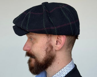 Frühling Irland Schiebermütze, Baker Boy Mütze, Baker Boy Mütze, Schiebermütze, 8 Panel Cap, Hooligan Mütze, Shelby Mütze, Peaky Blinders Mütze