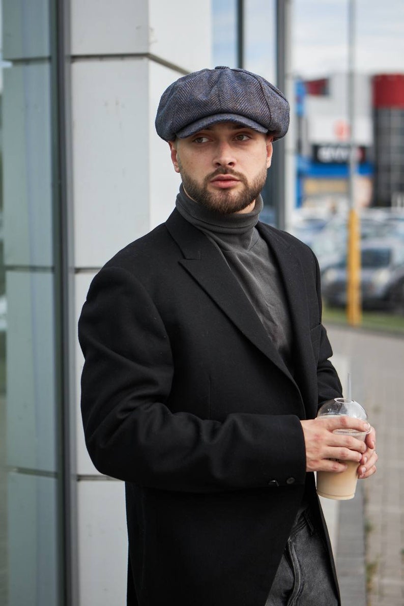 Cappello Baker Boy, Cappelli Peaky, Berretto da strillone da uomo, Casquette Irlandaise, Schiebermtze, Gatsby Cap, Béret Hommem, Schiebermütze Herren immagine 2