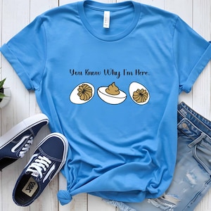 Funny Deviled Egg Thanksgiving T-Shirt: Retro Food Lover Gift