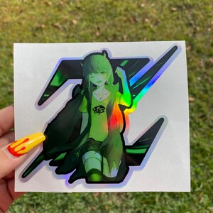 Z Anime Holo Decal