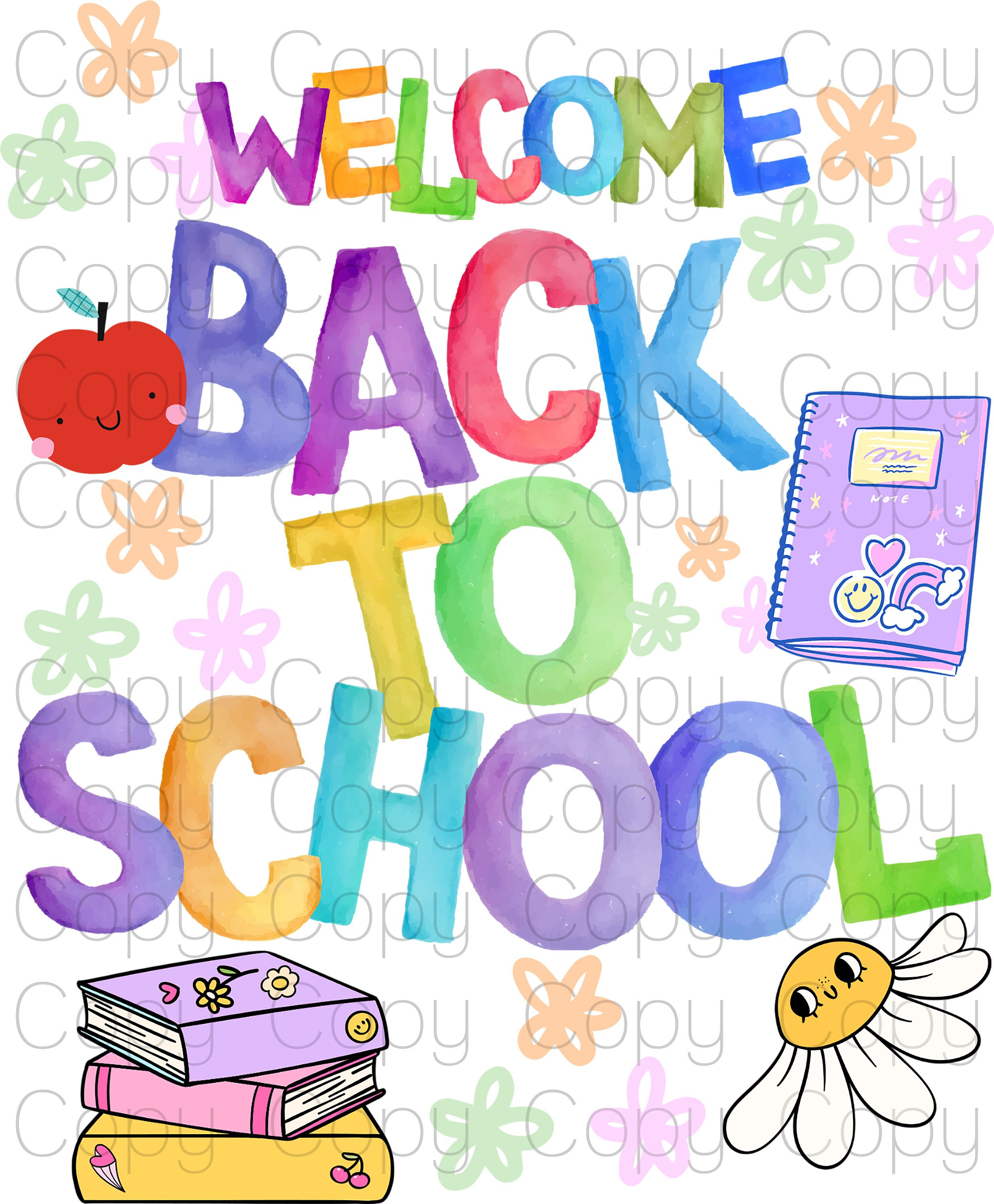 Welcome Back to School Time PNG, Back to School, - Etsy