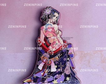 boa hancock one piece enamel pin