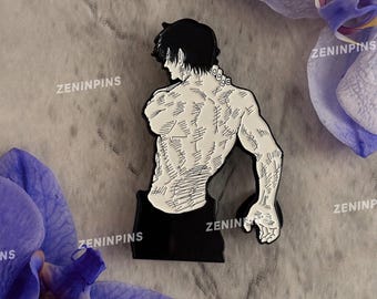 jujutsu kaisen enamel pin (proceeds go to charity)