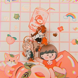 chainsaw man chibi enamel pins
