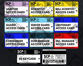 Tarjetas de acceso / SCP