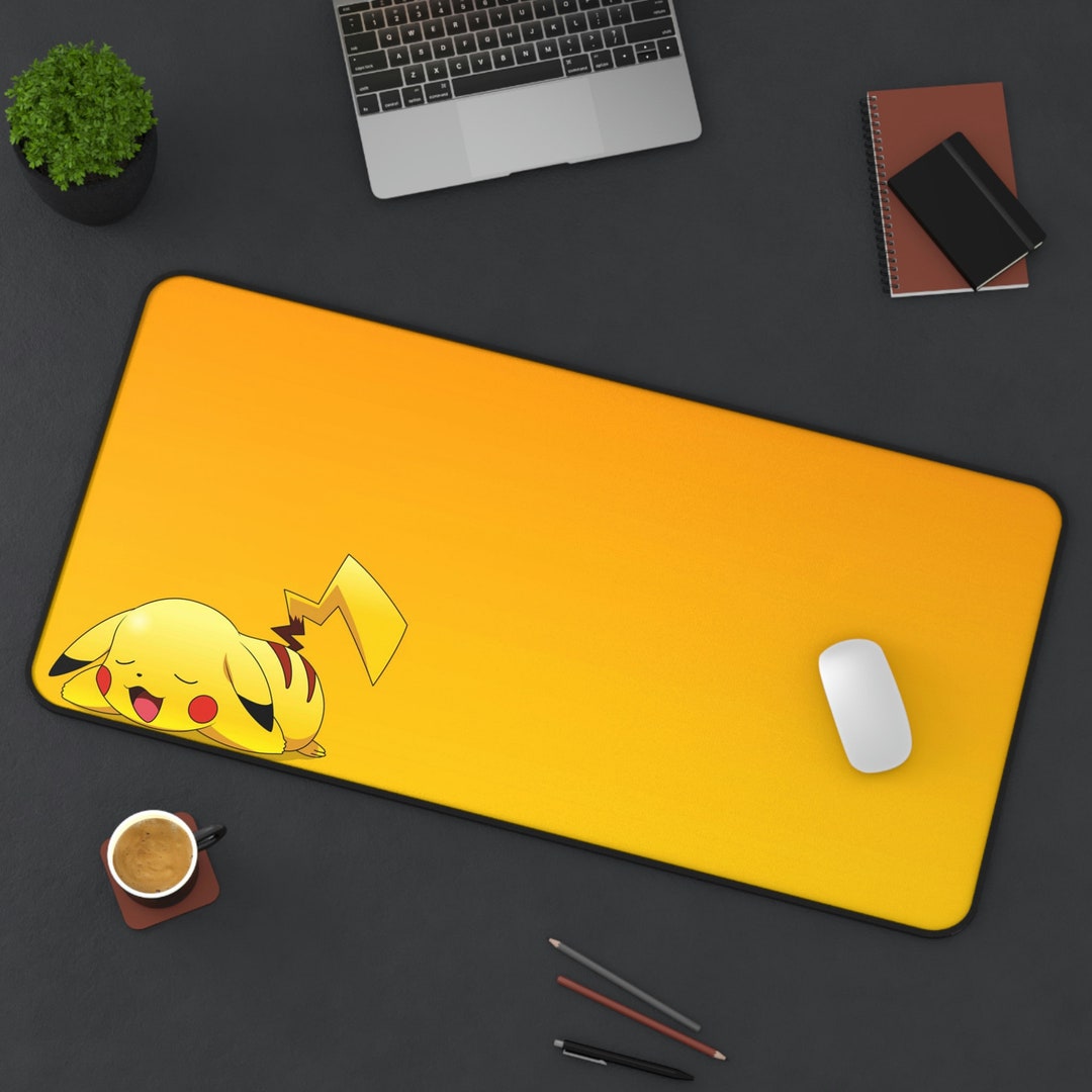 Pokemon Mouse Pad 3 Sizes Pikachu Mouse Pad Gaming Mouse Etsy
