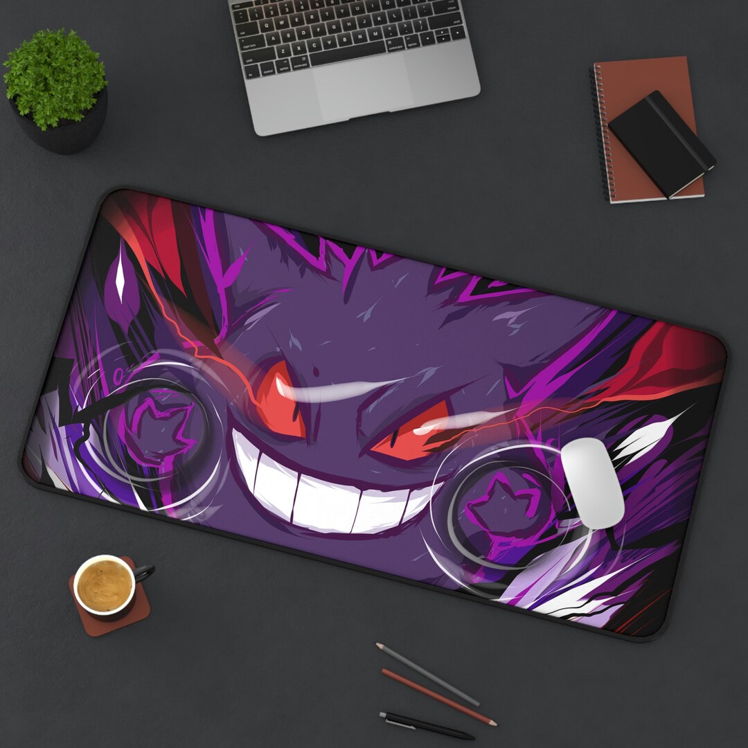 Pokemon Mouse Pad 3 Sizes Gengar Mouse Pad Pokemon Gaming Etsy