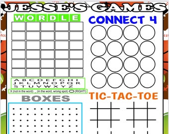 Dry Erase 2 or 4 Gameboard