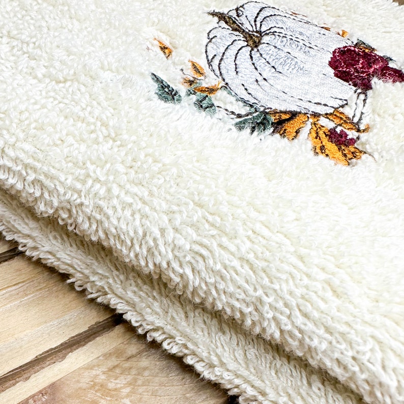 Fall Hand Towels for Bathroom, Thanksgiving Towel, Large Hand Towels