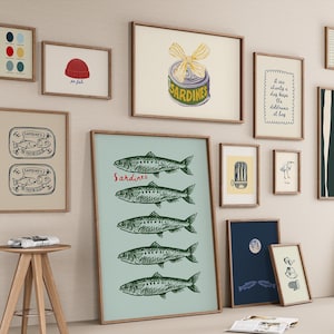 Nautical Art Poster Set: Beach House Gallery Wall Art (Digital Download, 15 Prints)