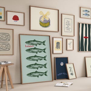 Coastal Art Prints: Beach House Gallery Wall Set (Digital Download)