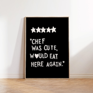 Koch Was Niedlich Print Aesthetic Kitchen Decor Herz Poster Niedlich Kochen Kunst Lustiger Koch Poster Schrullige Paare Geschenk Digitaler Download 1 Print