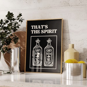 Bar Art Print Vintage Liquor Poster Bar Cart Wall Art Bar Printable Art Drinks Wall Decor Funny Alcohol Print Digital Download 1 Print