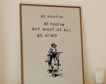 Trendy Cowboy Print Retro Western Wall Art Southwestern Poster Cowboy Quote Print Rodeo Poster Funny Western Decor Digital Download 1 Print