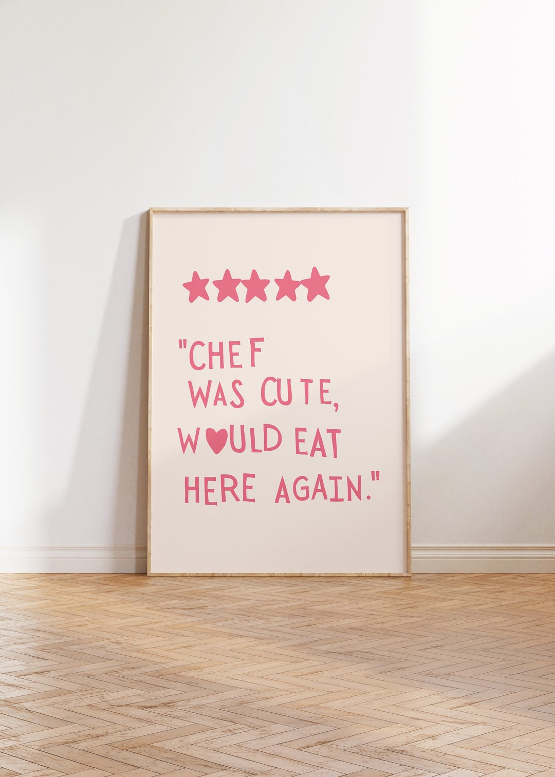 Aesthetic Kitchen Decor Cute Cooking Art Kitchen Wall Art Print