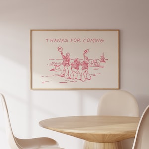 Thanks For Coming Print Vintage Sailor Poster Trendy Living Room Decor Cute Quote Art Aesthetic Horizontal Print Digital Download 1 Print image 6