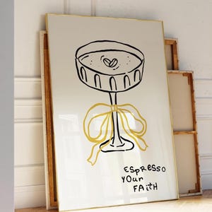 Funny Bible Print Espresso Martini Print Christian Humor Art Preppy Bar Cart Decor Trendy Kitchen Wall Art Digital Download 1 Print