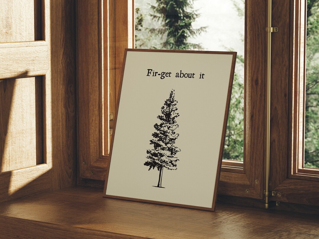 Vintage Tannenbaum Druck Niedlich Weihnachten Dekor Lustige Etsy.de