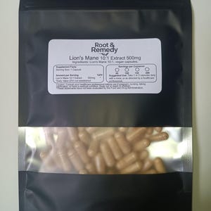 Estratto di criniera di leone 10:1 capsule da 500 mg