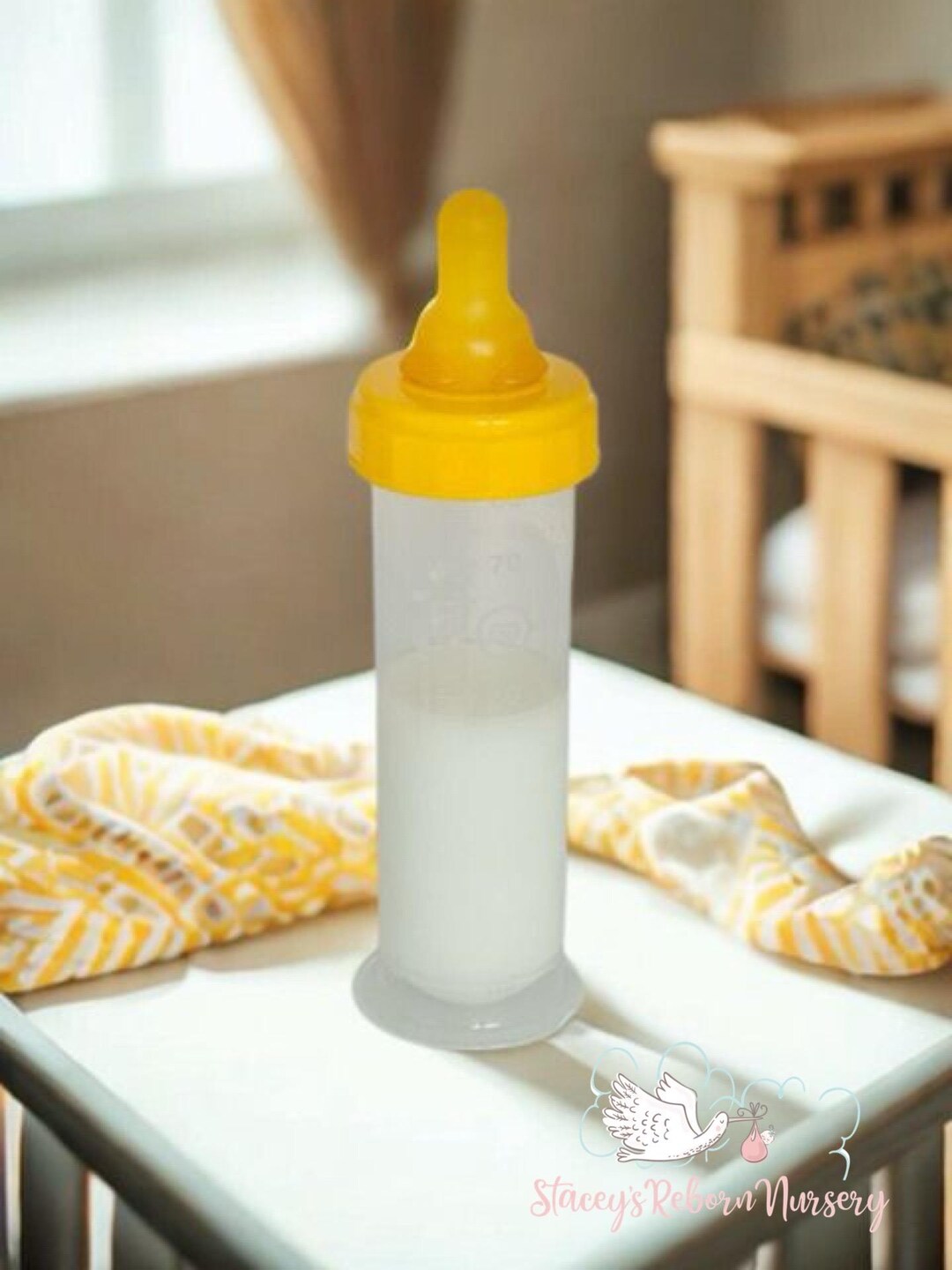 Faux Milk Newborn Hospital Pretend Play Infant Nurser Baby Bottle ...