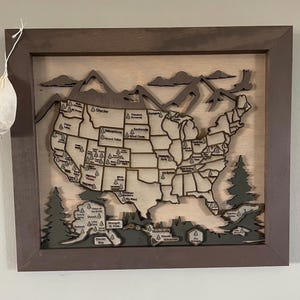 US National Parks Map