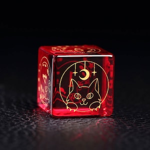 Full garnet Set - Dungeons and Dragon Raised Dice, RPG Game Electroplated Digital Pixel Art RPG , personalization dcie