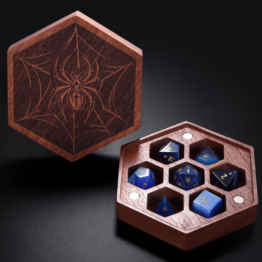 Personalized Dice Box, Custom Dice Tray, Dice Box and Tray, Wyvern Dice