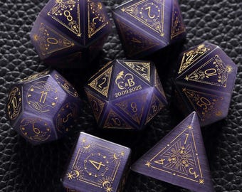 Personalisierte Würfel | Benutzerdefinierte Hochzeitswürfel | Eigener Würfel W20 | Dungeons & Dragons | DND Würfel | Stein Würfel | Schwarze Würfel |Heiratswürfel