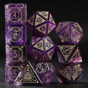 Amethyst dice - Etsy 日本