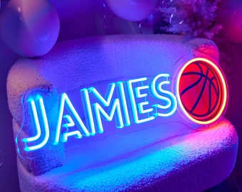 Aangepaste naam neonreclame voor kinderen | Neonreclame slaapkamer | Led-naambordje | Naambordje kinderkamer | Cadeaus voor kinderen | Neonlicht | Kerstcadeaus
