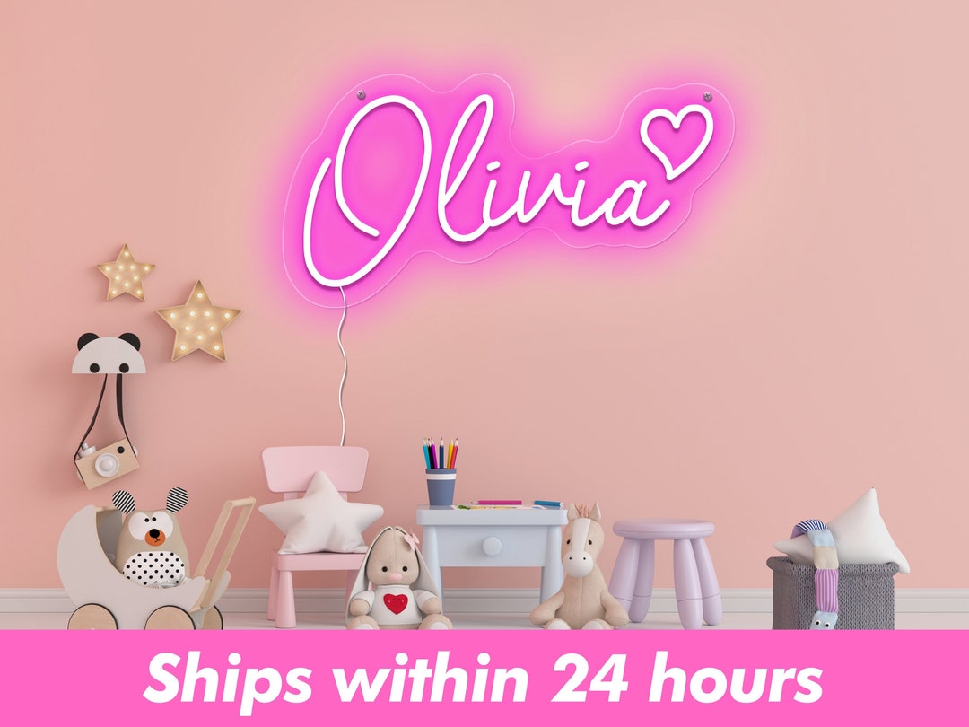 Custom Neon Name Sign for Kids Light up Name Sign Led Name Sign for