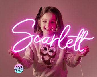 Custom Neon Name Sign for Nursery Decor | Custom Neon Sign | Light Up Name Sign | Baby Name Neon Sign | Led Neon Sign | Dorm Decoration