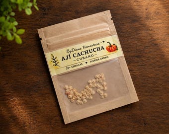 Kubanische Ají Cachucha-Paprikasamen – aus Florida – süßer, aromatischer Paprika – über 20 Samen