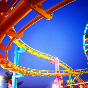 Fine Art Print: Roller Coaster Luna Park