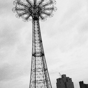 Fine Art Print:  Parachute Drop, Coney Island Luna Park, New York