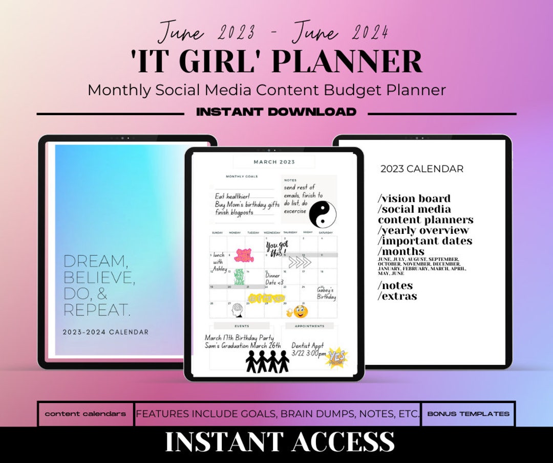 2023 Dated Minimalist Digital Planner | Goodnotes iPad Planner ...