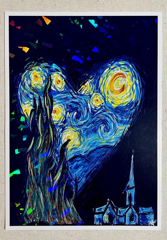 ホログラフィック星月夜の再現、ヴィンセント・ヴァン・ゴッホの作品