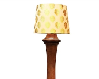 Handmade Wooden Floor Lamp, Cable Push Button Lamp, Scandinavian lamp , Unique Wooden Tripod Lamp, Vintage Lamp, Elegant Lamp, Rustic Lamp.