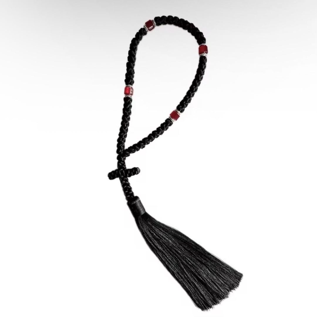 Grieks Rope Greek Orthodox Prayer Rope Komboskini 50 Knots Made by Hand Mount Athos ...